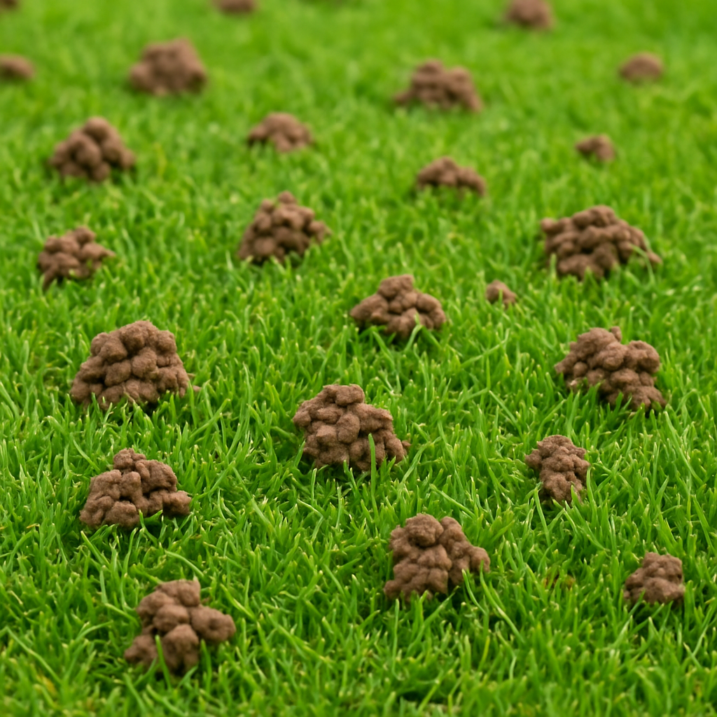 When the lawn is patchy and uneven